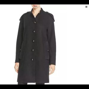 Burberry Dawsmere black pea coat